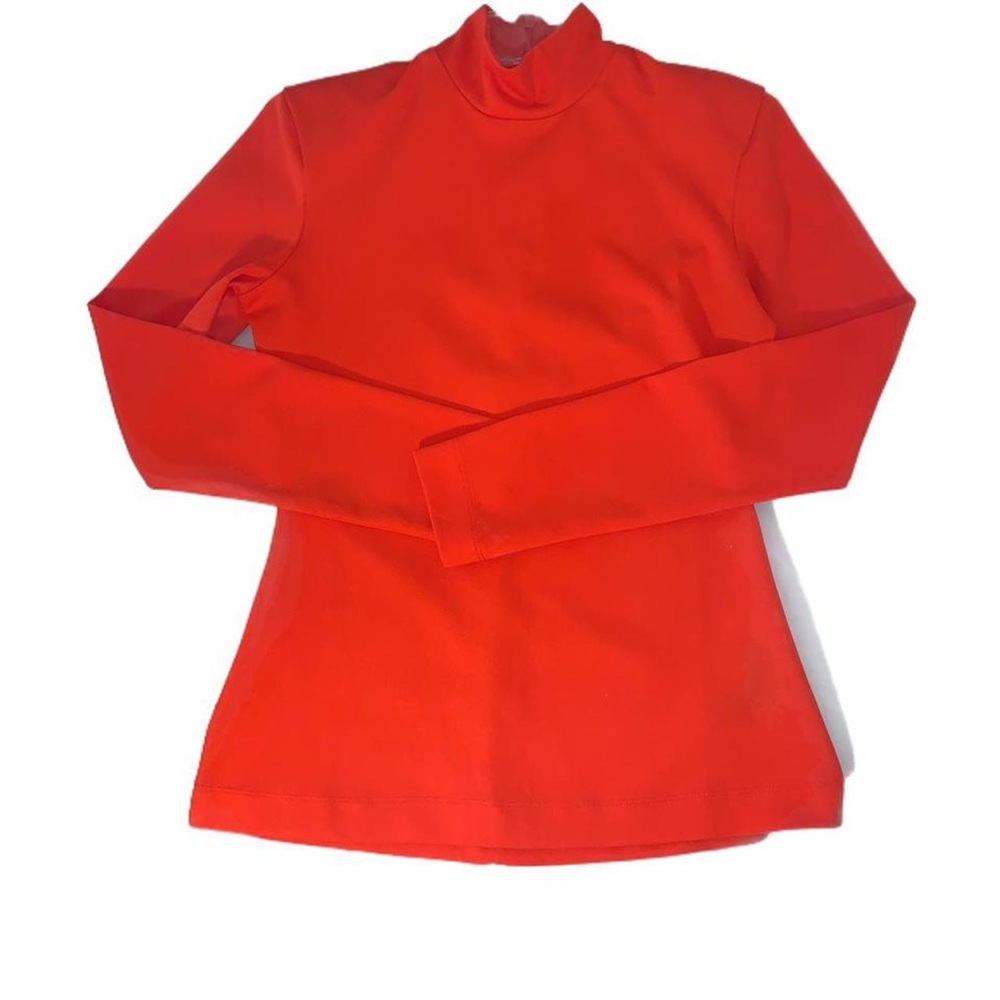 Orange Turtleneck